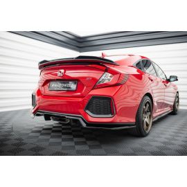 Hinten Splitter (mit einem vertikalem balken) Honda Civic SI Mk10