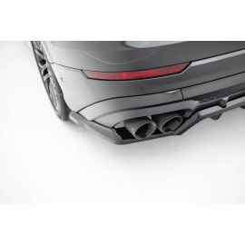 Hinten Splitter (mit einem vertikalem balken) V.2 Audi SQ8 / Q8 S-Line Mk1 Facelift