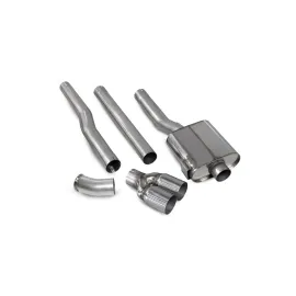 Non-resonated Mini Challenge cat-back system Cooper S F56 (Non UK/Euro models) STW