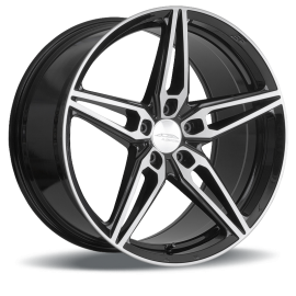 ACE Wheels AFF01 Dark Shiny Black/Face Brushed DC